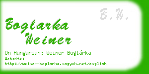 boglarka weiner business card