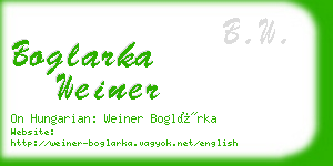 boglarka weiner business card